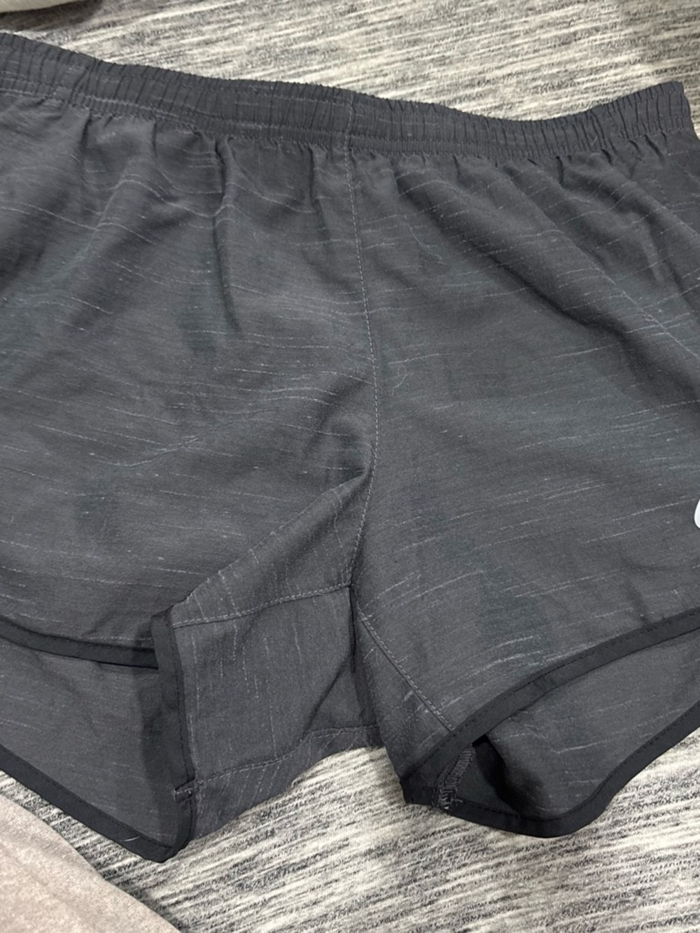 Nike Women's Charcoal Black Athletic Shorts